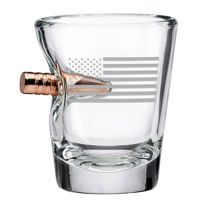 US Flag Shot Glass - 2oz - The Golf Guys Online