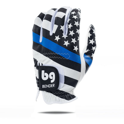 USA Blue Line Mesh Golf Glove - The Golf Guys Online