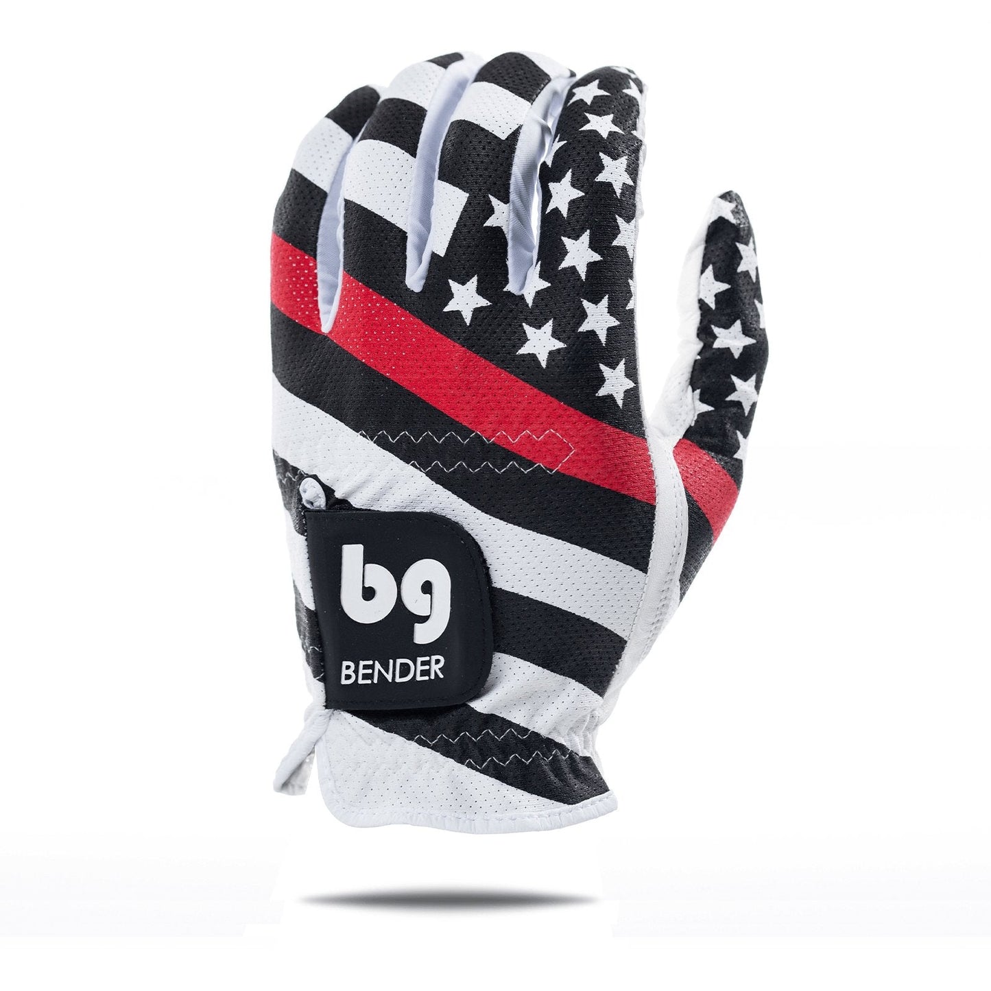 USA Red Line Mesh Golf Glove - The Golf Guys Online