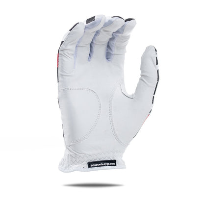 USA Red Line Mesh Golf Glove - The Golf Guys Online
