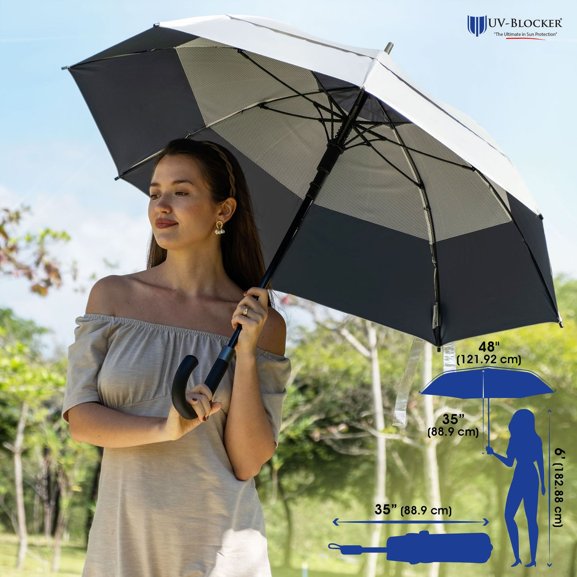 Fashion UV Umbrella - The Golf Guys Online