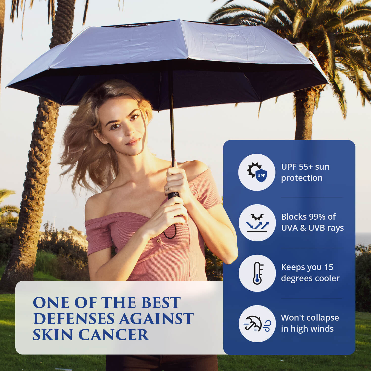 UV Protection Golf Umbrella - The Golf Guys Online