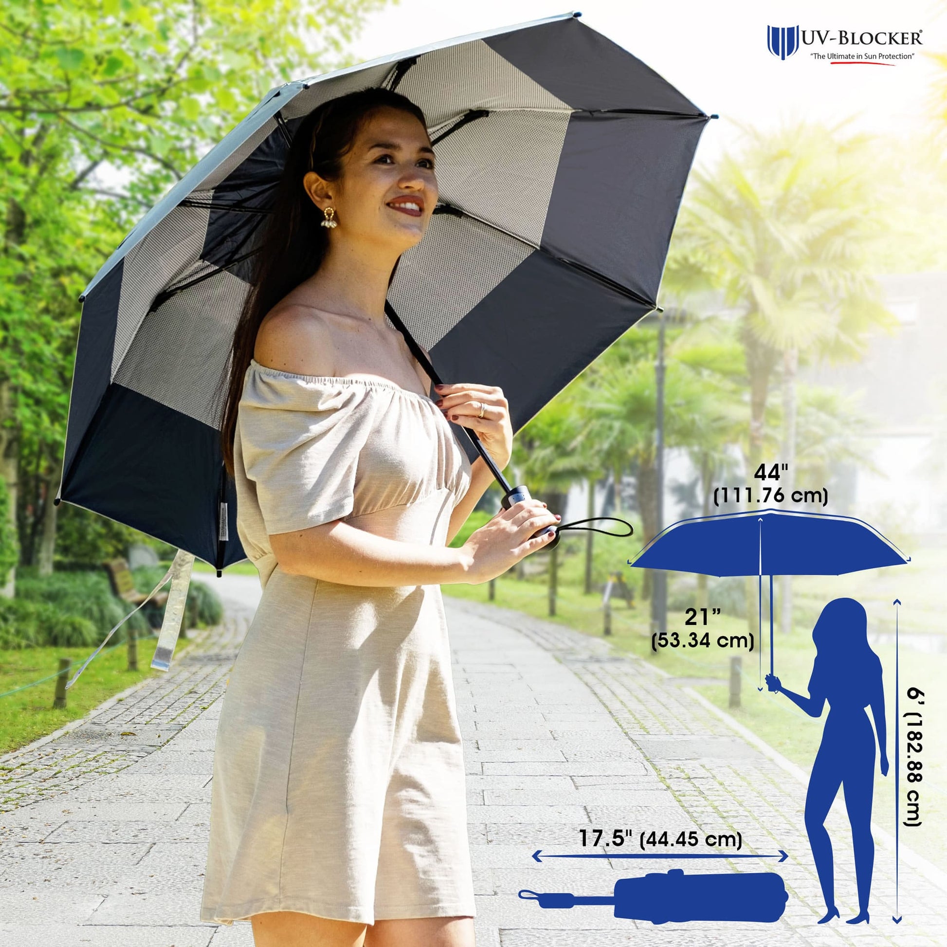 UV Protection Travel Umbrella - The Golf Guys Online