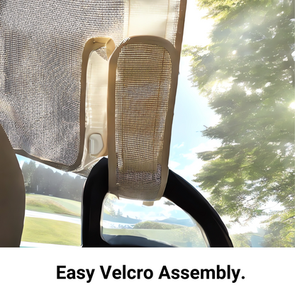 Golf Cart Sun Shade UV Mesh Top Cover Exclusive For Yamaha Drive 70" Roof Beige