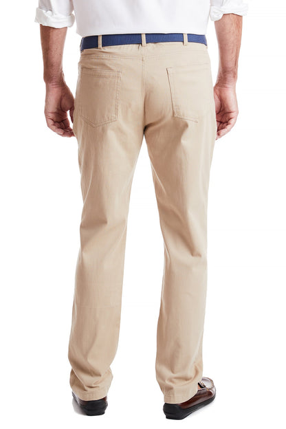 Wayfarer 5-Pocket Pant Stretch Twill Khaki - The Golf Guys Online