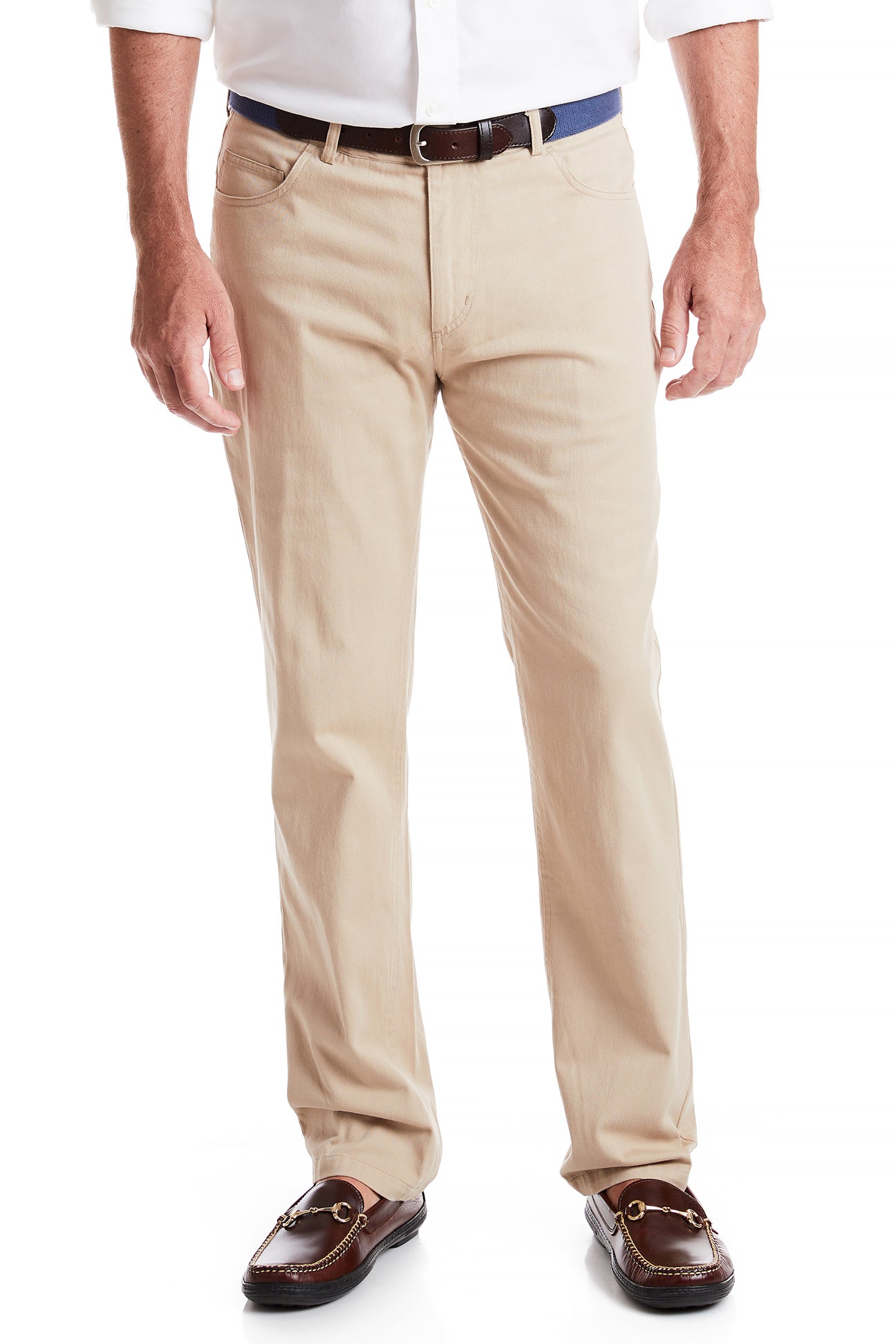 Wayfarer 5-Pocket Pant Stretch Twill Khaki - The Golf Guys Online