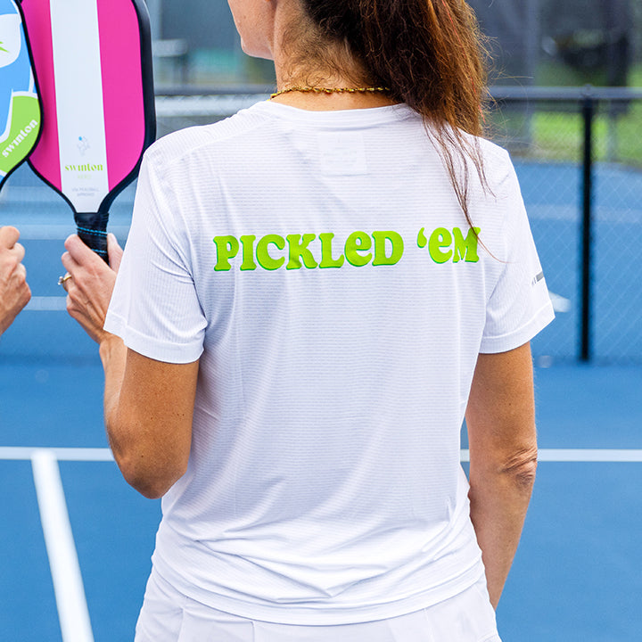Women's Pickled 'em LUX Performance Shirt - The Golf Guys Online