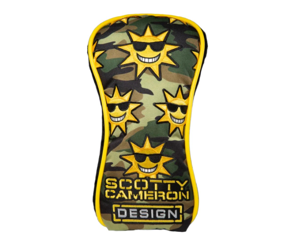 Scotty Cameron 2017 Custom Shop Limited Release Sunshine Camo Driver Headcover - The Golf Guys Online